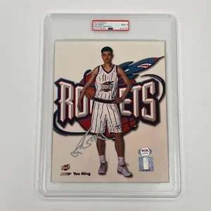 Yao Ming Signed 8x10 Photo PSA/DNA MINT 9 Slabbed Houston Rockets Autographed - Picture 1 of 2