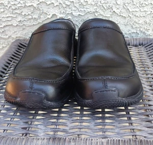 Merrell Schuhe Herren 10 Encore Gust Clog schwarz Leder bequem Freizeit Schlappen - Bild 1 von 10