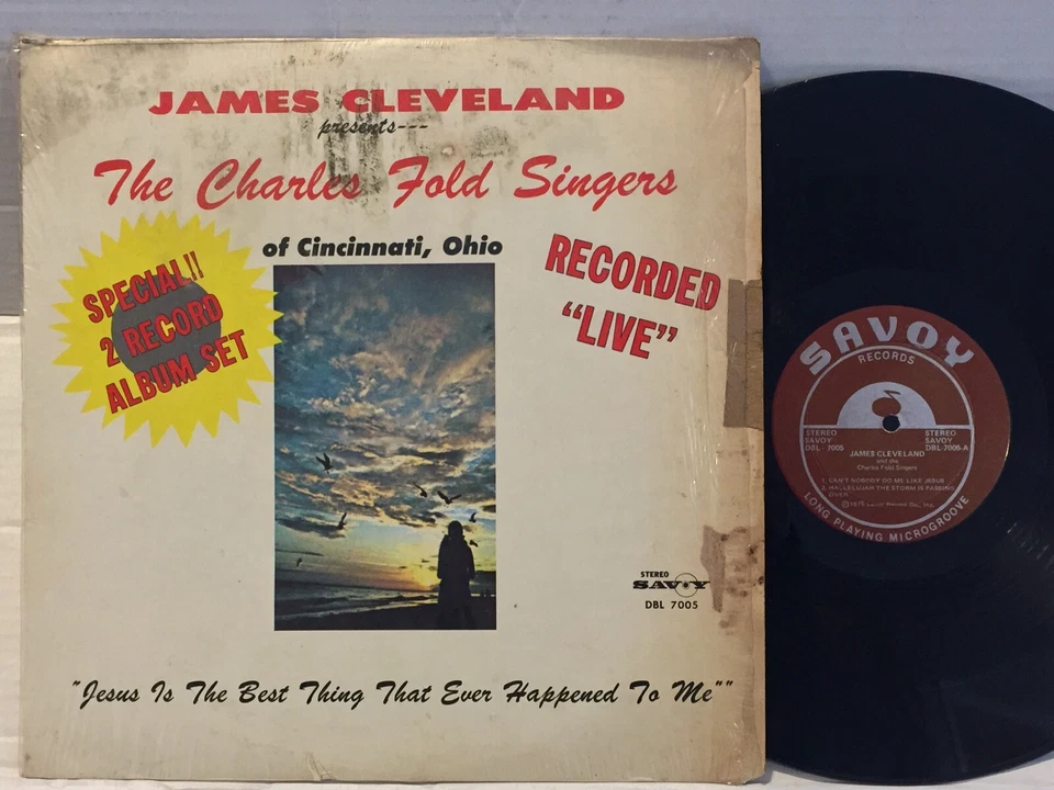 Charles Fold Singers Recorded Live EX 2LP SAVOY Black Gospel Soul Funk - Image 1 of 1