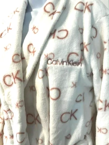 Bata de corbata para damas, bolsillos Calvin Klein OS en XS/S personal, cumpleaños, regalo universitario - Imagen 1 de 20