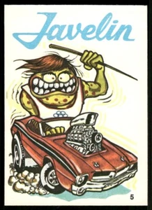 Javelin 1969-73 Donruss Odd Rods Sticker Card #5 (NM) - Picture 1 of 2