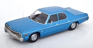 KK Scale 1974 Dodge Monaco Blue Metallic 1:18 KKDC181122 - Picture 1 of 6