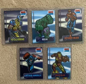 TOPPS 2001 MARVEL LEGENDS SECRET IDENTITY complete 5 card CHASE SET Spider-Man - Picture 1 of 11
