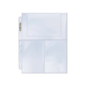 10x Ultra PRO 3-Pocket Binder Album Folder Pages Photos 4" x 6" 101mm x 152mm - Picture 1 of 3