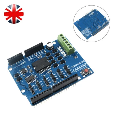 L298P Shield R3 DC Motor Driver 2A H-Bridge 2 Way For Arduino UNO 2560  - Image 1 of 4