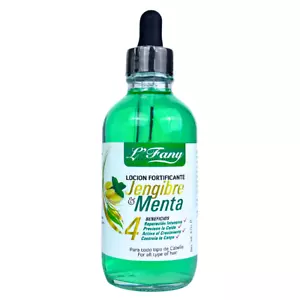 Jengibre Ginger & Mint Hair Fortifying Oil Lotion Prevents Treats Hair Loss 4oz - Picture 1 of 2