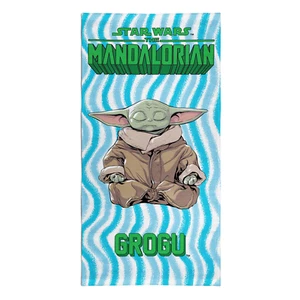 Star Wars The Mandalorian Baby Yoda Beach Bath Towel 100% Cotton Large 140x70cm - Picture 1 of 1