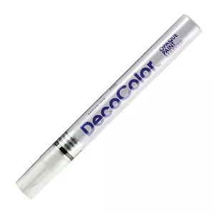 300-0 Marvy DecoColor Decklackmarker, breite Spitze, weiß, 12er Pack - Bild 1 von 1