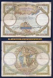50 Francs Luc Olivier Merson 12/10/1933 M.14438 875 TB - Type 1927 - Foto 1 di 1
