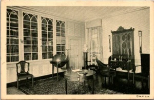 Library at Mt Mount Vernon VA postcard - Picture 1 of 2