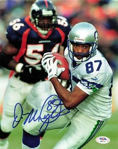 DERRICK MAYES Signed 8x10 photo PSA/DNA Seattle Seahawks Autographed - Picture 1 of 1