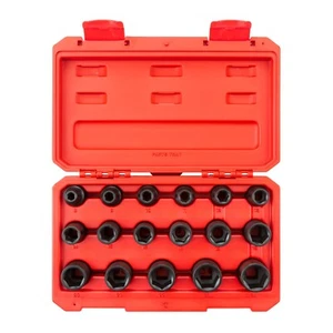 Tekton SID92321 1/2 Zoll Antrieb 6-Punkt Steckschlüsselsatz, 17 Stück (8-24 mm) - Bild 1 von 4