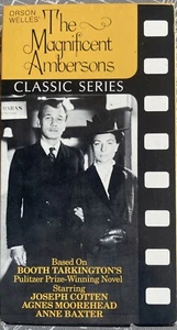The Magnificent Ambersons (VHS 1986) Joseph Cotten Anne Baxter Orson Welles Rare - Picture 1 of 5