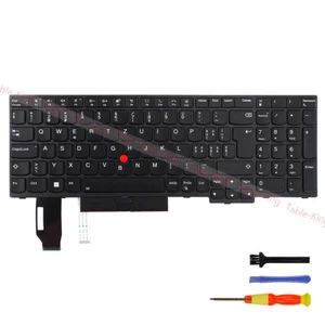 Szwajcarska podświetlana klawiatura do Lenovo Thinkpad T15 Gen1 Gen2 / P15S Gen1 Gen2 - Zdjęcie 1 z 7