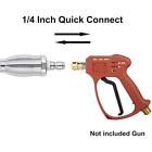 High Pressure Washer 3600PSI Rotating Turbo NozzleSpray Tools 3.0 Tip GPM V69C