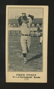 1916 M101-4 "Sporting News" Blank Backs -#175 FRED TONEY (Cincinnati Reds) - Picture 1 of 2