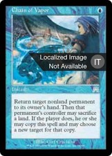 1X Chain of Vapor Onslaught MP Italian MTG CARD