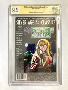 DC Comics HOUSE OF SECRETS #92 Reprint CBCS 9.4 SIGNED BERNIE WRIGHTSON x2 - Picture 1 of 8