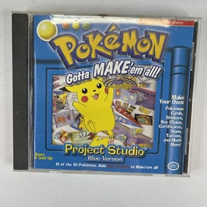 POKEMON GOTTA MAKE'EM ALL PROJECT STUDIO BLUE PC COMPUTER GAME NINTENDO - Picture 1 of 4