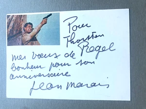 JEAN MARAIS (†1998) signed ORIGINAL Briefkarte 10x15 Autogramm - Bild 1 von 1