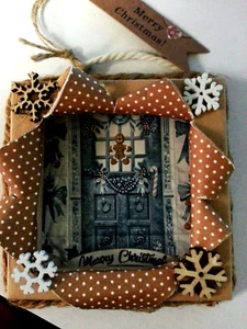 Gingerbread Man Busted Canvas_small exploding canvas_hand made craft (10) - Picture 1 of 14