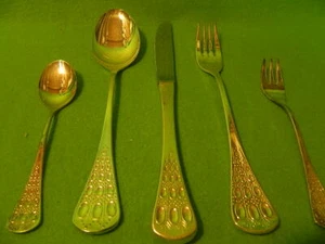 Juego de 5 cubiertos romántico blanco plateado 90 plata de Rosenthal - Imagen 1 de 1
