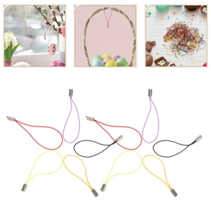  100 Sets Easter Egg Lanyard Cellphone Straps Bag Pendant Decoration - Zdjęcie 1 z 12