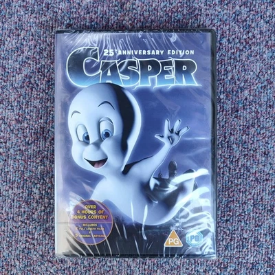 Casper: 25th Anniversary Edition DVD NEW & SEALED 3 Movies Halloween - Free P&P - Image 1 of 2