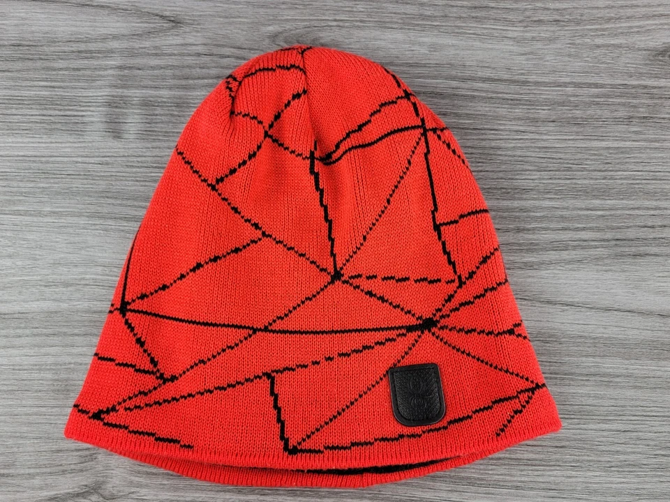 Chapéu Spyder masculino vermelho shelby gorro de esqui forrado de lã borla pom OSFM  - Imagem 1 de 4
