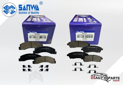 PASTILLA FRENO CERÁMICA DELANTERA Y TRASERA CON KIT H PARA FORD F-250 SUPER DUTY 2008-2014 Foto 1 de 4