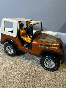 VTG Tonka XR 101 / 1978 Jeep Renegade USA Pressed Steel With Hard Top & Figures - Picture 1 of 10
