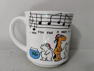 Taza de café vintage Sandra Boynton animales cantores Navidad - Imagen 1 de 6