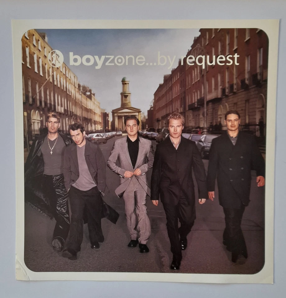 Boyzone - by request - Window Promo Card - Image 1 of 1