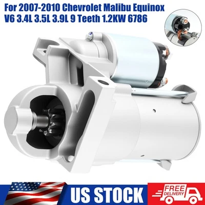 Starter Motor Fit Chevrolet Equinox Malibu /Pontiac G6 Torrent /Saturn Aura Vue Foto 1 de 4