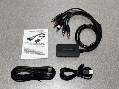 Male Component to HDMI Converter, 1080P YPbPr to HDMI Converter - Image 1 of 4