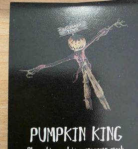 Clue Nightmare Before Christmas INTRIGUE Card 2020 Single ~ PUMPKIN KING - Picture 1 of 2