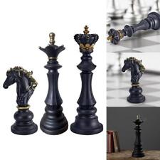 Resin Chess Statue Sculpture Figurine Furnishing International Chess Board Games