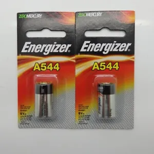 Lot of 2 Energizer 6V A544 Zero Mercury Alkaline Batteries A544BPZ - Picture 1 of 1