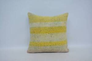Pillow Case, Home Decor Pillow, 20"x20" Yellow Pillow Cover, Pillow Covers
