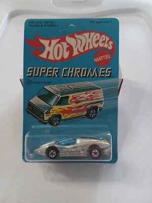 1975 Wheels Redline LARGE CHARGE Super Chromes BLISTERPACK Unpunched Card - Image 1 of 4