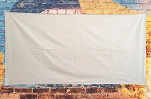 Paintable Calico Art Banner 1m x 2m Calico Classroom Banner 100% Plain Natural - Picture 1 of 3