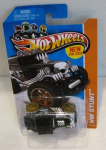 HOT WHEELS STUNT ~ BLACK BAJA BONE SHAKER w/ ERROR ~ - Picture 1 of 4