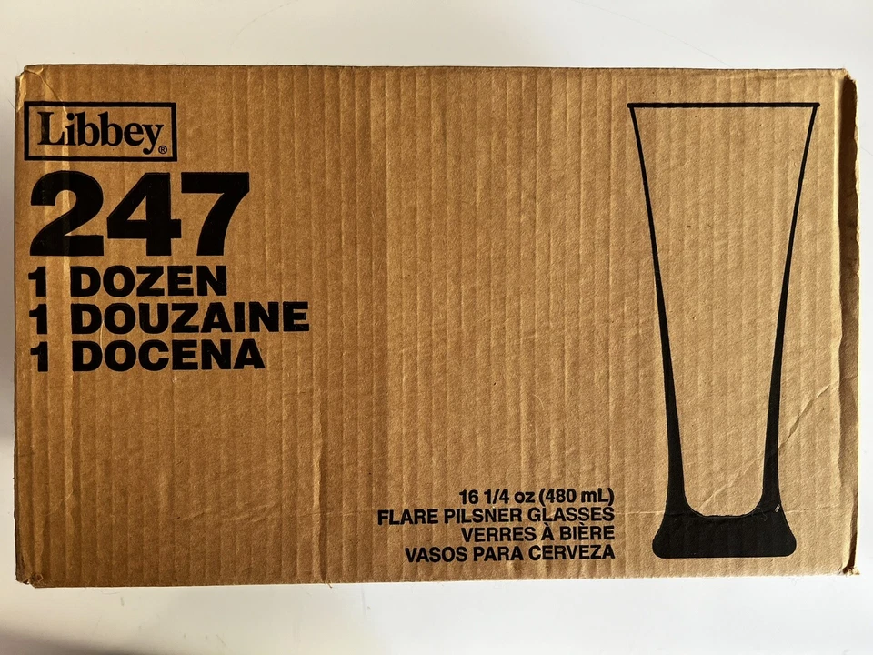 Libbey 247 Flare 16 oz.  Vidrio Pilsner - 12/estuche Foto 1 de 1