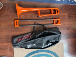 Instrumento trombón teléfono Jiggs naranja - Imagen 1 de 3