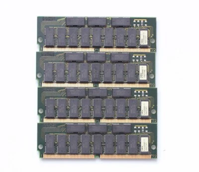 Lot of 4x8MB FPM memory - NEC MC-422000A36FJ - SIMM 72pin - 32MB - 70ns - TESTED - Image 1 of 2