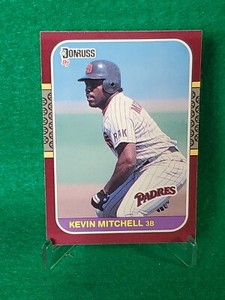 1987 Donruss Opening Day Kevin Mitchell #145 Rookie RC San Diego Padres
