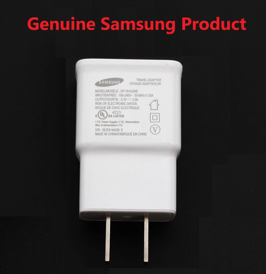 Genuine Original Samsung EP-TA10JWE 5.3V 2A Charger Adapter - Image 1 of 1
