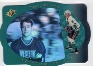 Teemu Selanne 1996 Upper Deck Spx "Die Cut 3D" #2 Anaheim Ducks