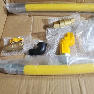 Duratrac Commercial Gas Connector Kit DRCY 8848 Restaurant Grade High BTU - Picture 1 of 12