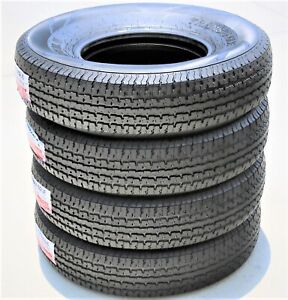 4 Tires Transeagle ST Radial II Steel Belted ST 205/75R14 Load D 8 Ply Trailer